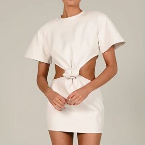 The Dolls House Knotted Cut Out Mini Dress S NWT